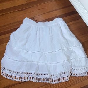 White old navy skirt Size L